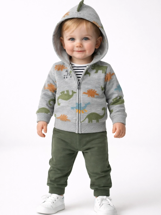 Bolalar uchun 3 qismli to‘plam: hudi, bodi va shimlar - 