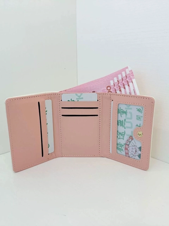 Компактный кошелек для женщин и девочек, cardholder