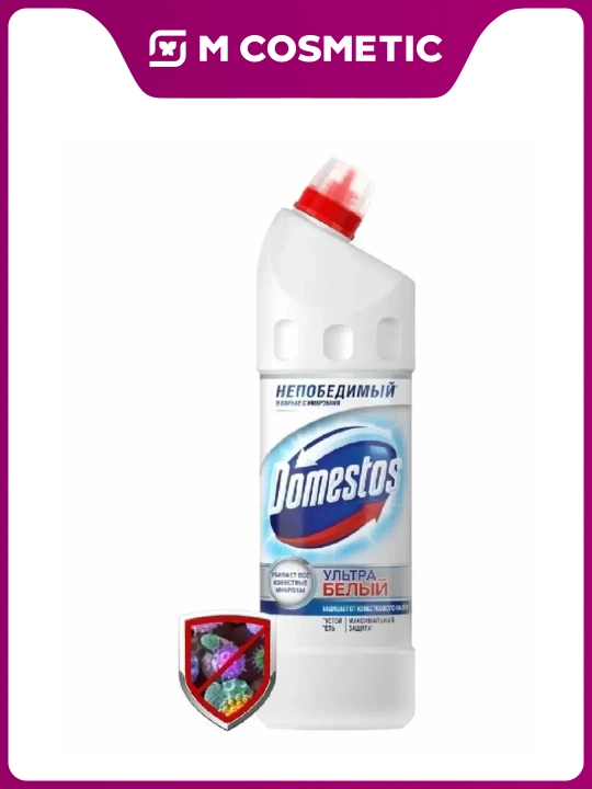 Универсальное чистящее средство DOMESTOS Белоснежный, антибактериальное, 750 мл - 