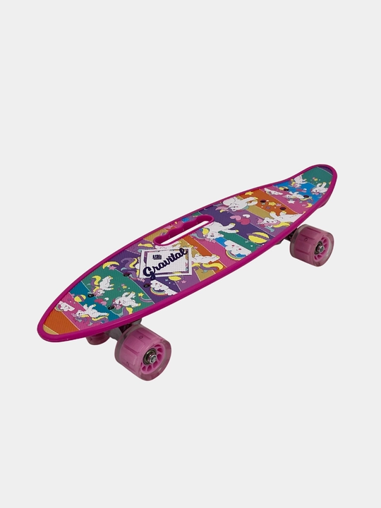 Скейтборд Пениборд (Penny Board) — Светящиеся гелевые колеса - 