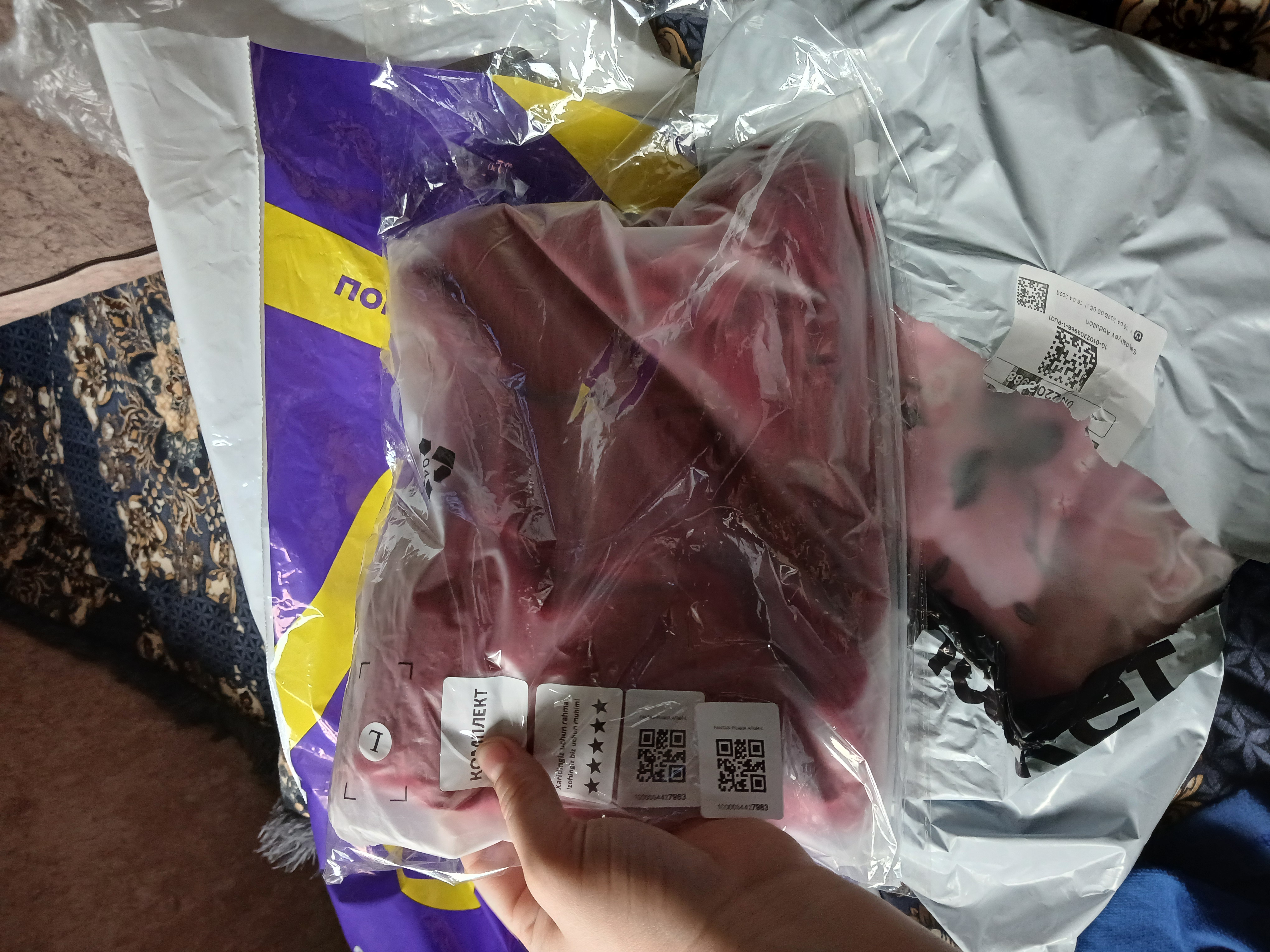Pijama ayollar uchun 3x1, ayollar uy kiyimi to‘plami, gulli troyka – top, shim va shortik