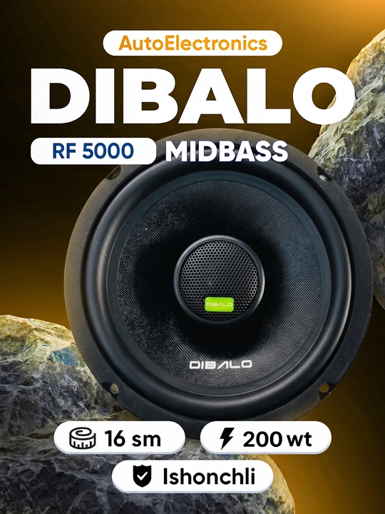 Kuchli va ishonchli midbas DIBALO RF 5000, Cobalt, Gentra, Onix, Tracker, Nexia 3, BYD - 
