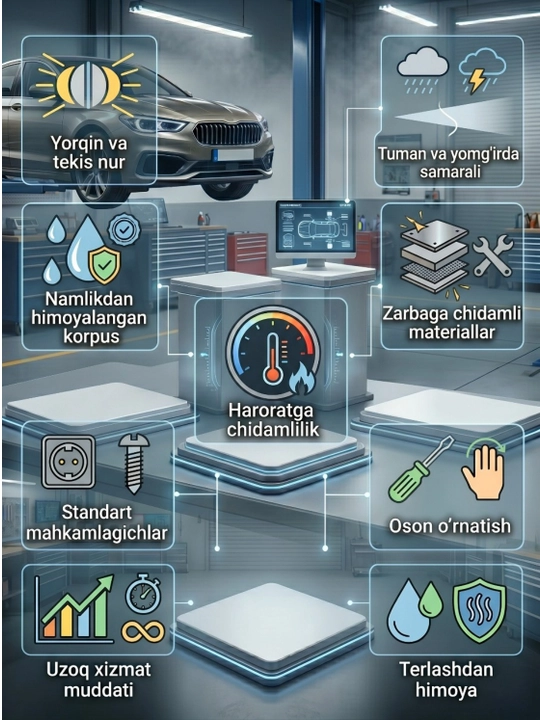 Противотуманные фары для Nexia 3,Cobalt, Jentra, Spark 2, Matiz туманки, левая и правая