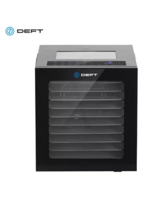Дегидратор сушилка для фруктов и овощей DEFT DTFD1008B, 8 поддонов