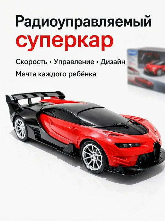 Радиоуправляемая спортивная машинка – быстрый суперкар для детей RC - 
