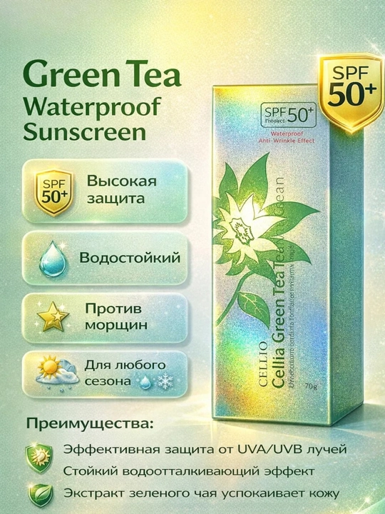 Солнцезащитный крем для лица и тела Sun Cream SPF 50 PA+++, cпф 70 гр - 