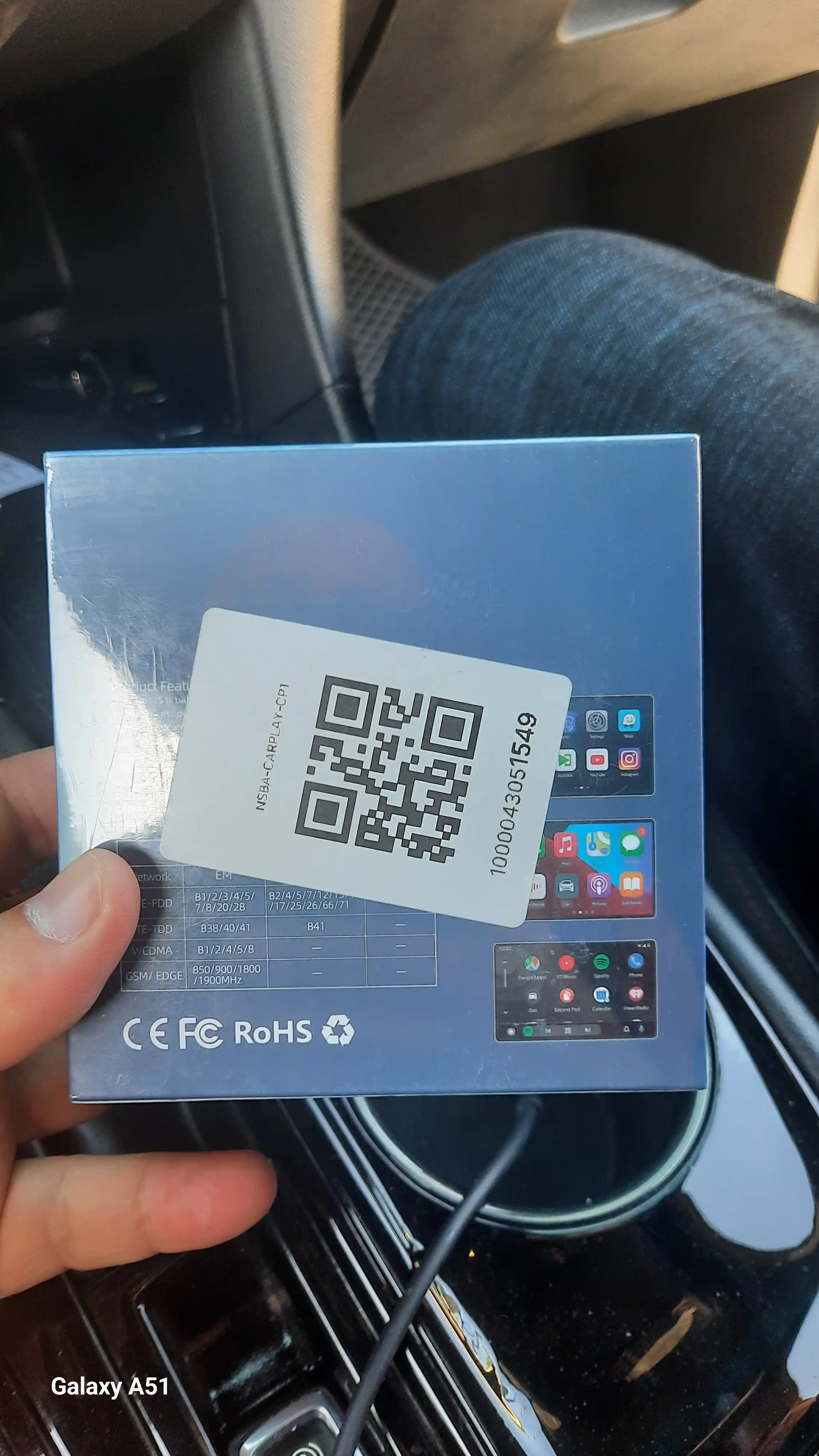 Carplay Ai Box avtomobil monitori uchun Android 4/64, 8/128