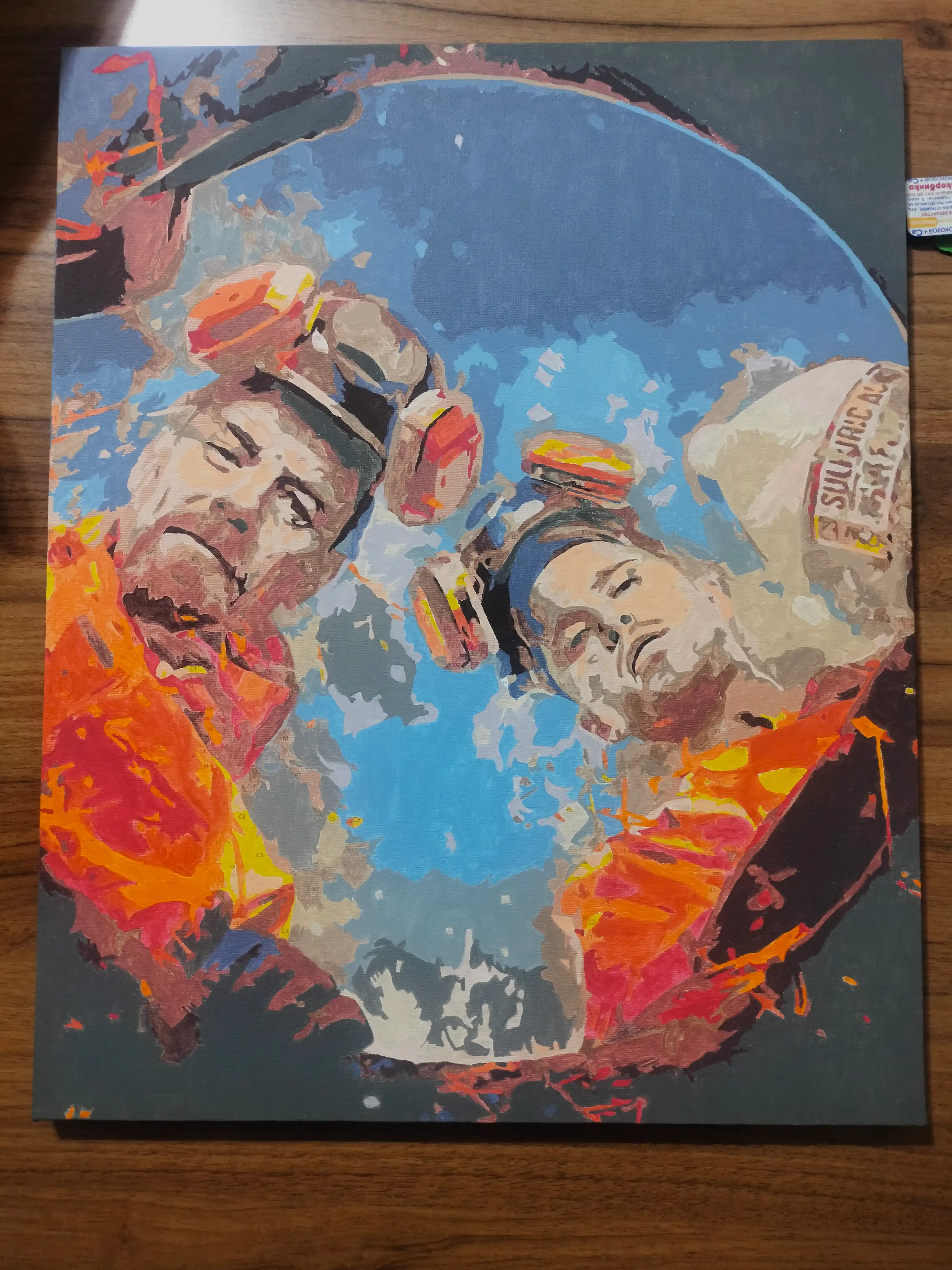 Raqamlar bo'yicha rasm chizish ARTERY "Superqahramonlar", holstda chizmachilik, 40 * 50 sm