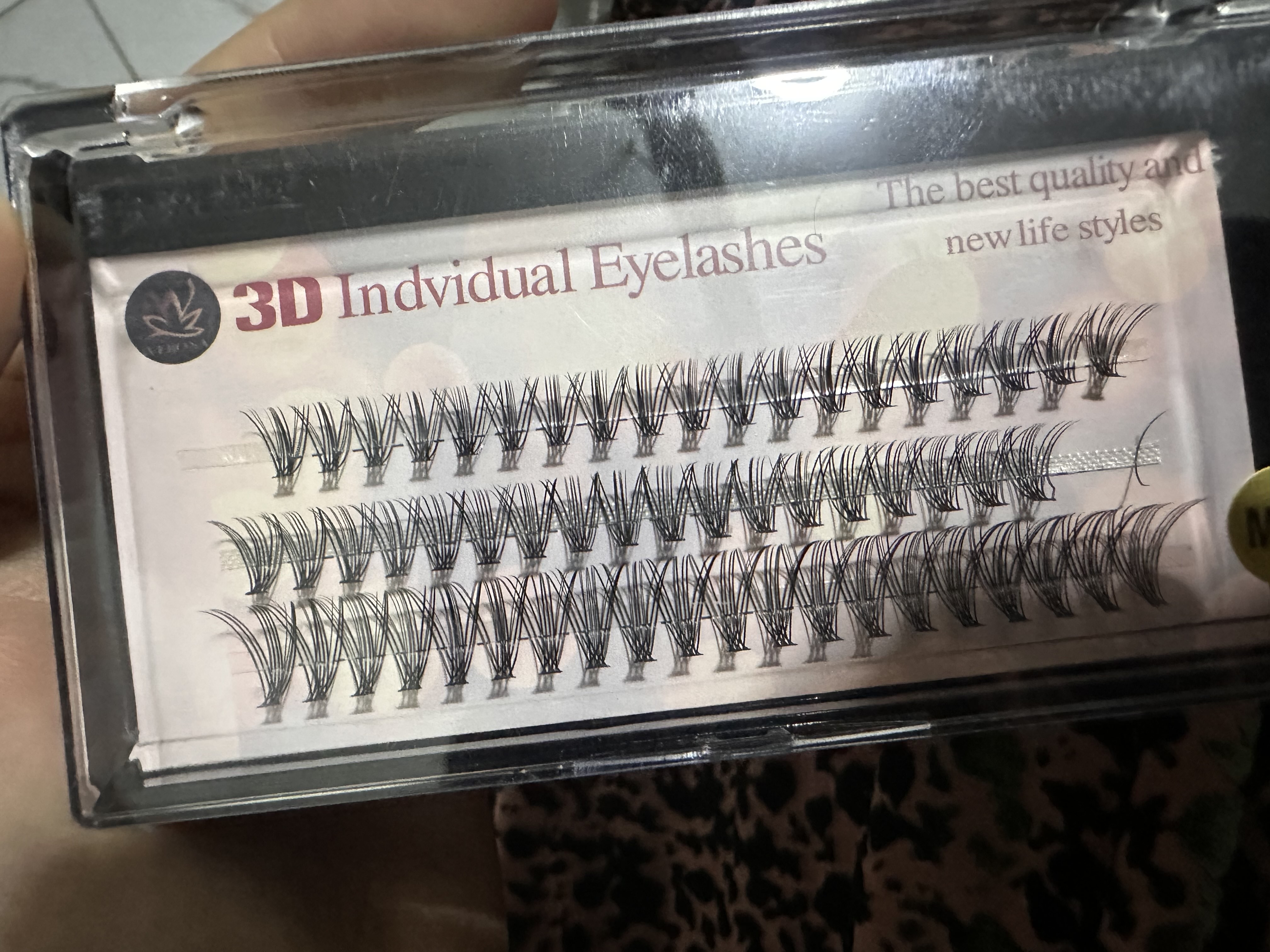 Ustma-ust kipriklar, 3D ostirish tutamlari, burma C, ko'zlarga professional urg'u berish