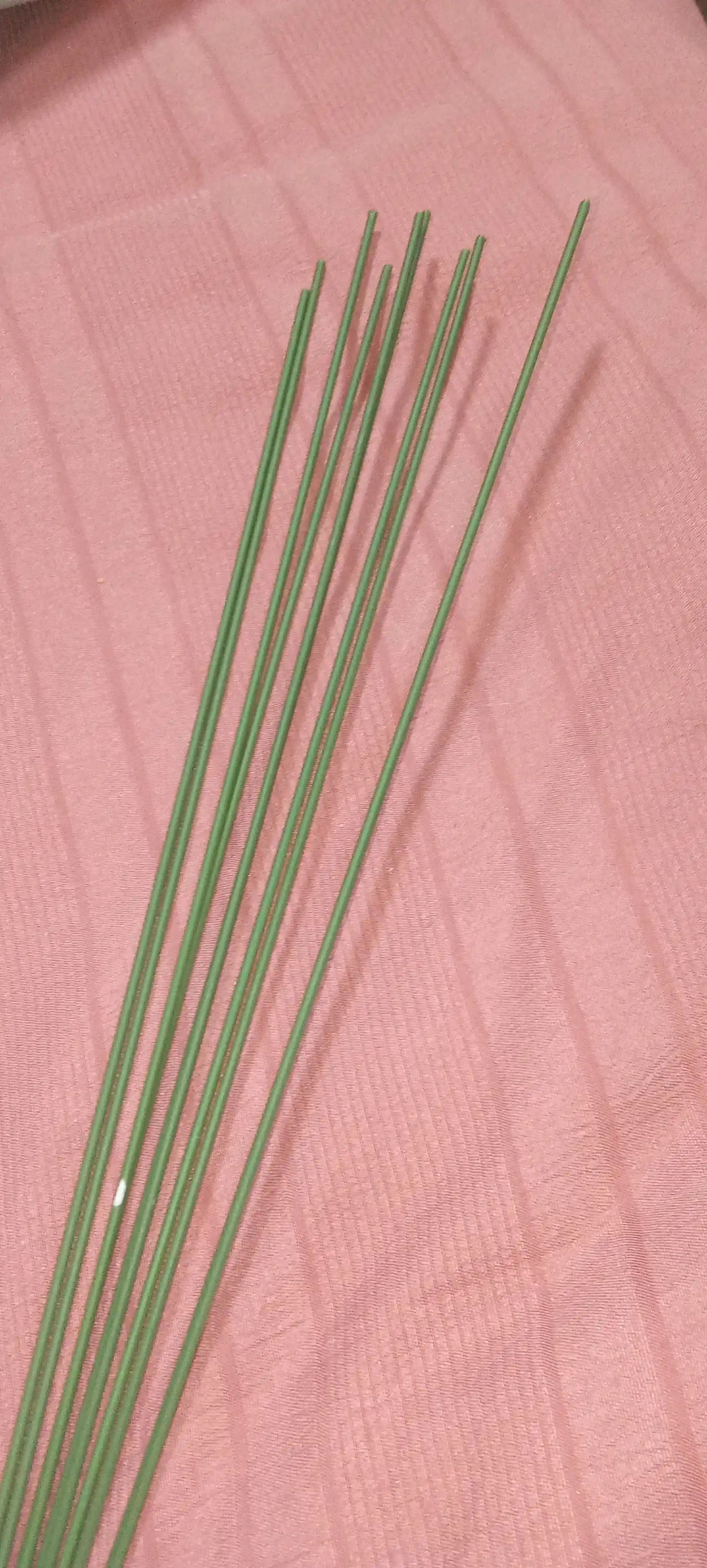 Yashil rangli sim 2 mm, 40 sm - 10 dona, 20 dona, 40 dona, 60 dona, 80 dona, 100 dona