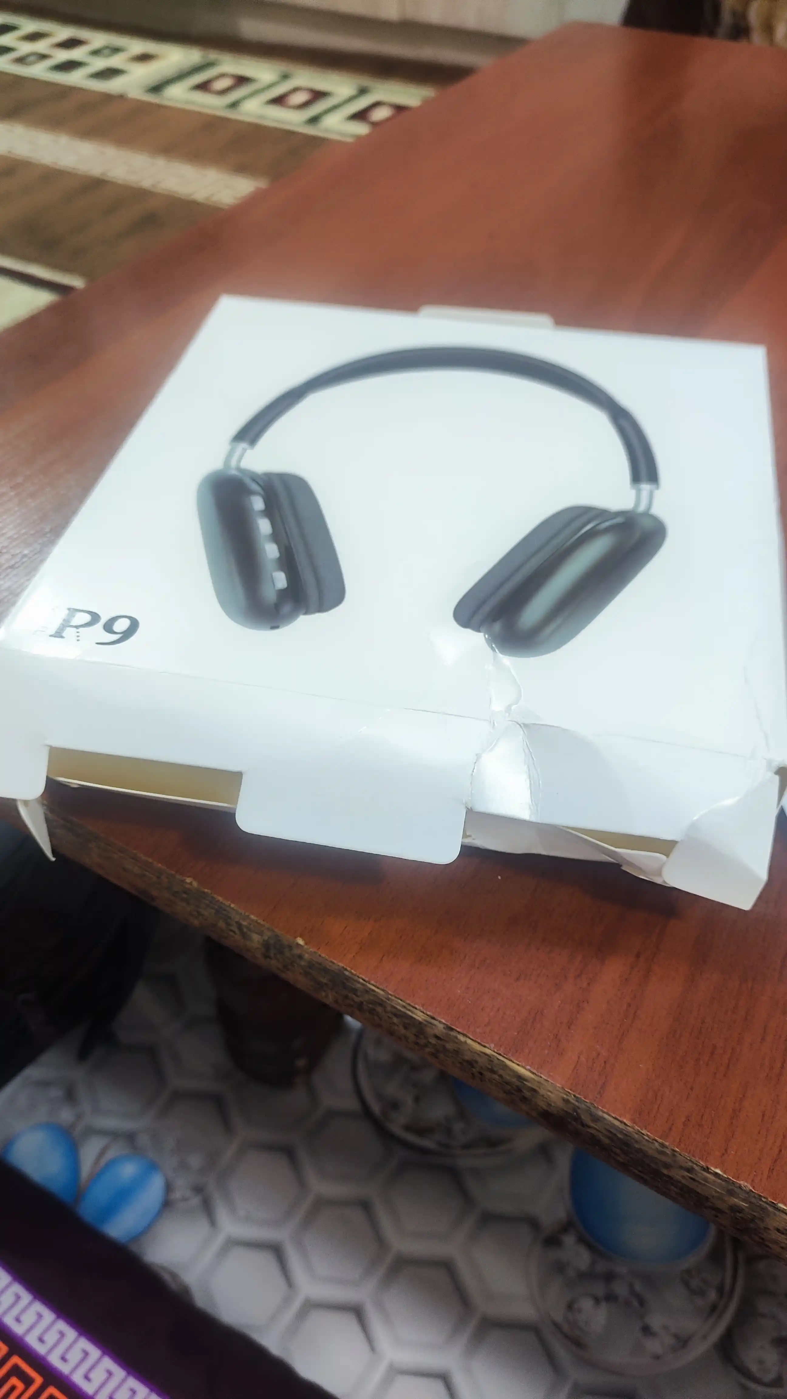 Simsiz Bluetooth quloqchinlar P9, mikrofonli, to'liq o'lchamli
