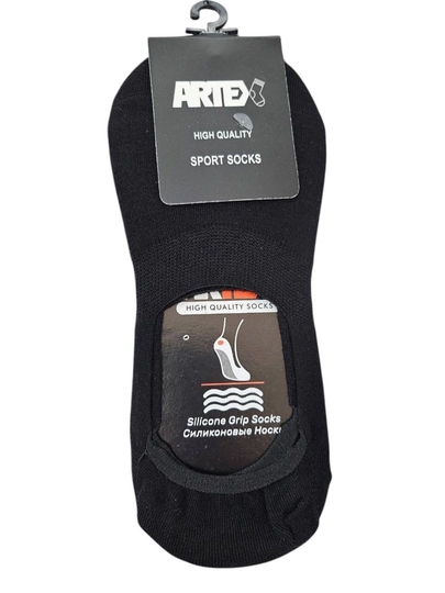 Artex izli sport paypoqlari, silikon mahkamlagich bilan - 