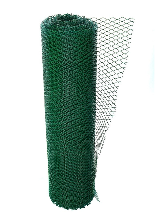 Setka sadovaya plastik, bog‘ uchun setka 1x20 m, 25x25 mm, yashil panjara setka