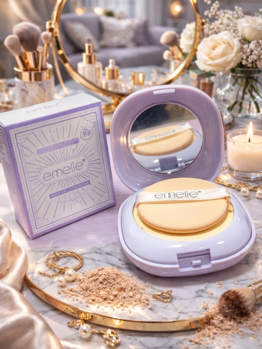 Emelie Professional Mattifying Face Powder — Pudra, yog‘ni yutuvchi yuz uchun upa