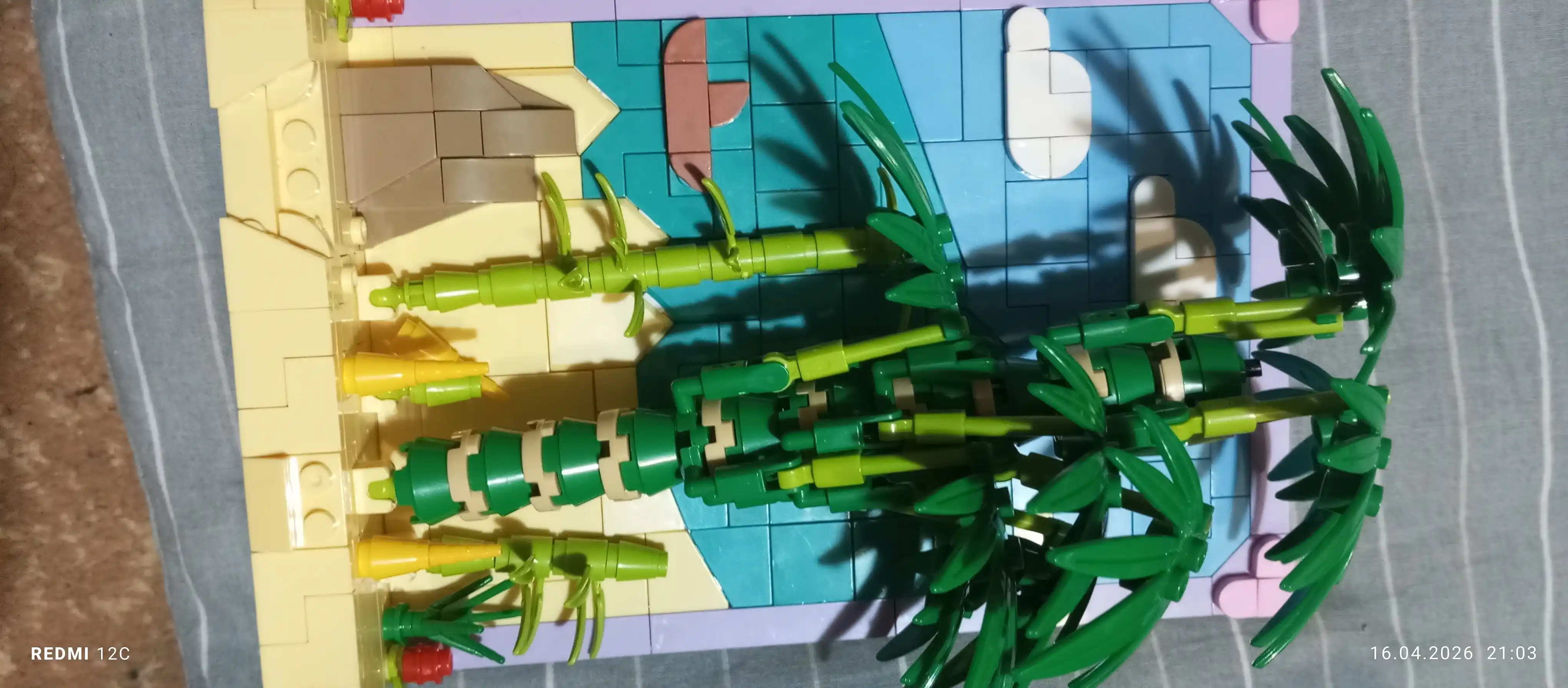 3D конструктор цветы, Lego World, разные цветы, совместим с Лего
