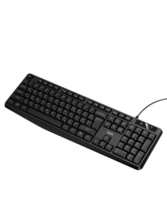 Клавиатура HOCO GM60, 104 клавиши, мембранная, проводная для ПК и Mac