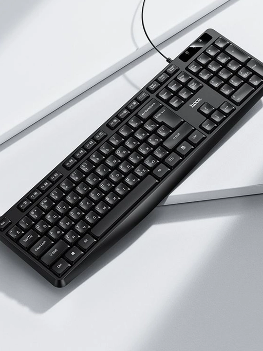 Клавиатура HOCO GM60, 104 клавиши, мембранная, проводная для ПК и Mac