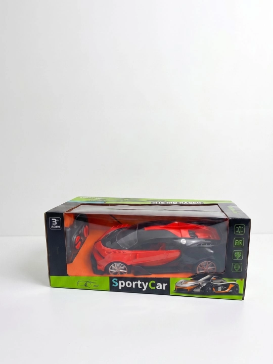 Turbo pultli sport mashina, bolalar uchun chiroqli RC avtomobil