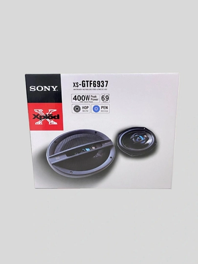 Автомобильные колонки Sony XS-GTF6937, 3-полосная коаксиальная акустика 6x9. дюймов 400 Вт - 