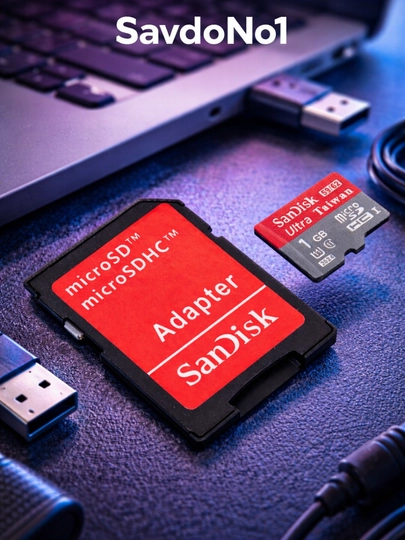 SanDisk microSD карта памяти: 1ГБ, 2ГБ, 4ГБ, 8ГБ, 16ГБ, 32ГБ, 64ГБ, 128ГБ, 256ГБ