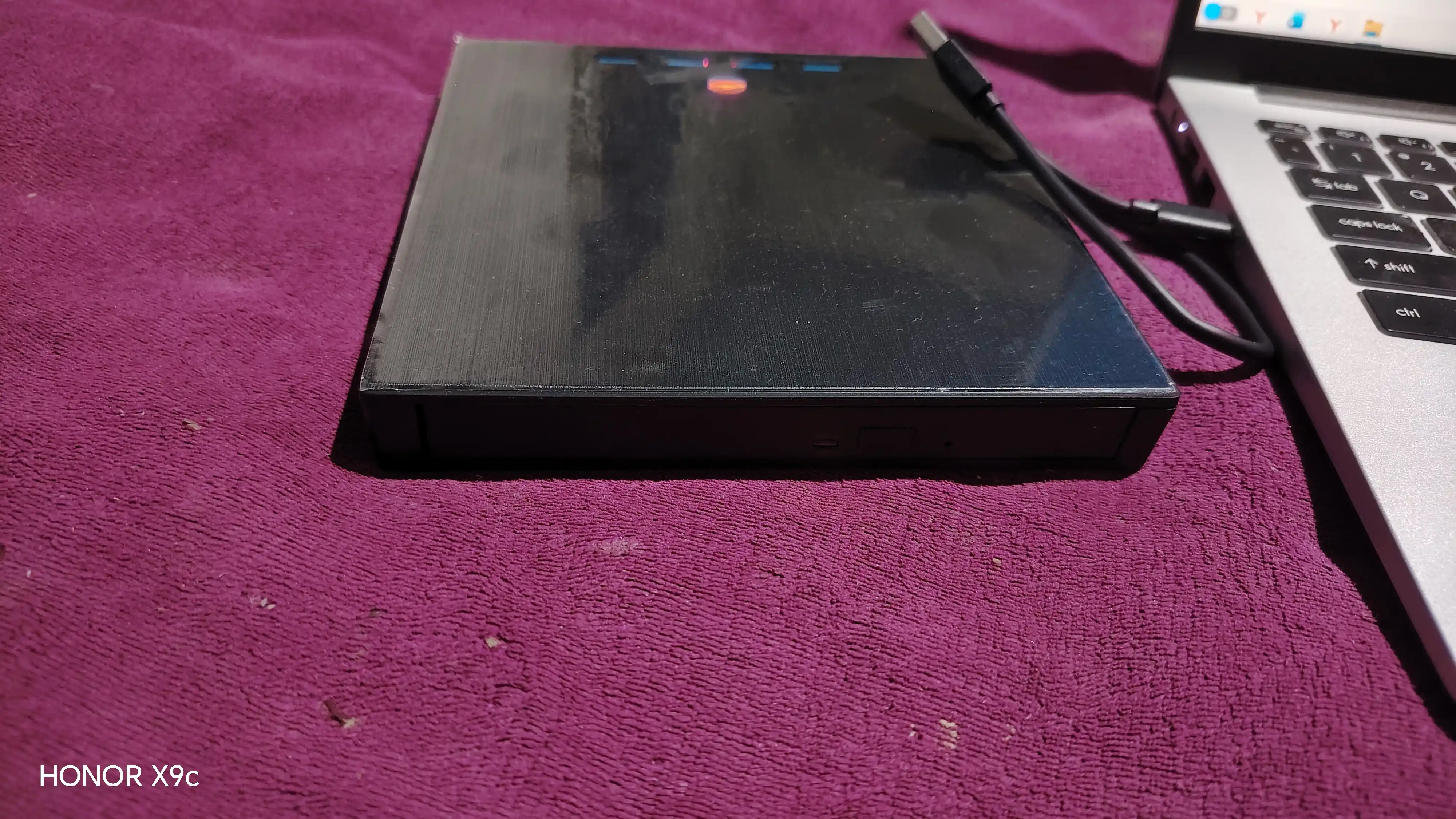 Tashqi DVD RW USB 3.0 Type-C, optik privod, noutbuklar va kompyuterlar uchun
