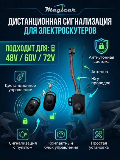 Magicar ключ-пульт для скутера 48-60-72в — MAXMOTO-MAGICARPULT2