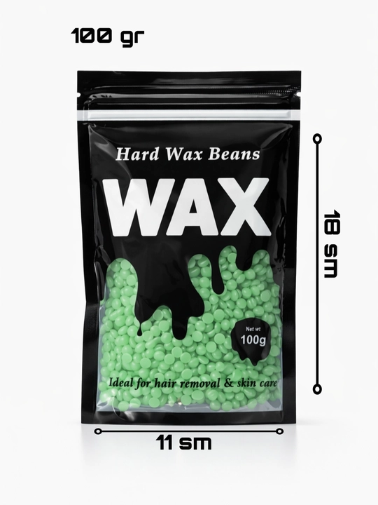 Твердые гранулы WAX безболезненная дезактивация в домашних условиях салонный уровень HARD WAX 100г