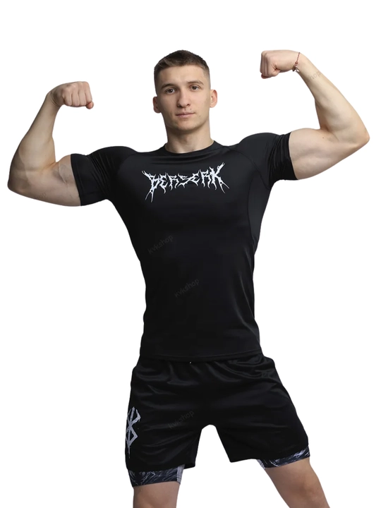 Kompression futbolka, sport, rashgard, erkaklar uchun, fitnes uchun