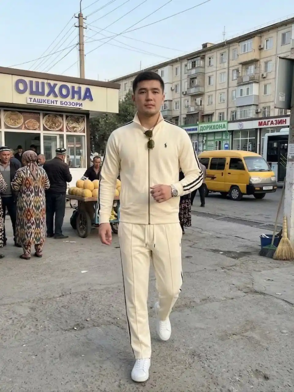 Kuzgi-Bahorgi ikki qismli kostyum polo, erkaklar uchun kiyim