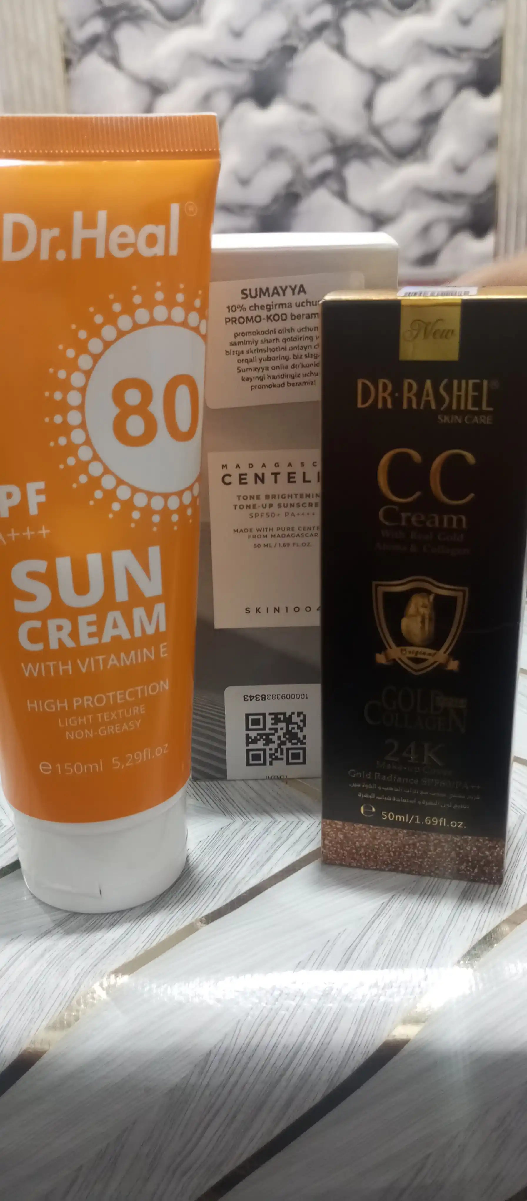 Dr Heal SPF 80 PA+++ quyoshdan himoyalovchi kremi, 150 ml