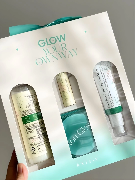 AXIS-Y Glow Your Own Way Set – набор для сияния и увлажнения кожи 4 в 1