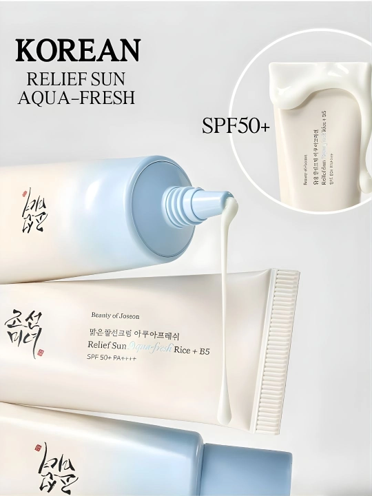Beauty of Joseon Relief Sun Aqua-Fresh Rice+ B5 SPF50+ PA++++ – лёгкий солнцезащитный крем