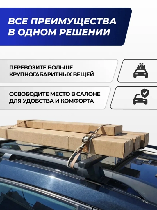 Avtomobil tomiga universal yukxona, reylinglarga o‘rnatiladi