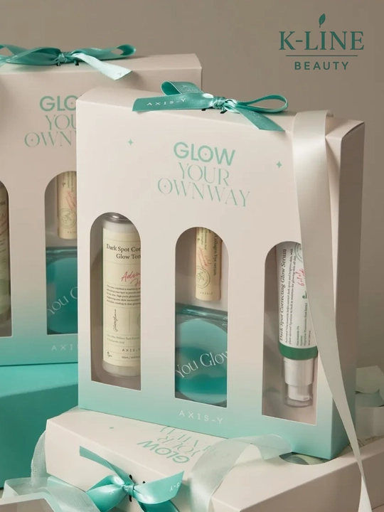 AXIS-Y набор для лица Glow Your Own Way уход корейская косметика, 3 продукта + 1 зеркало
