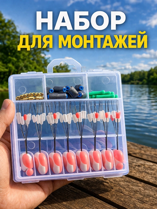 Baliq ovlash montaj to‘plami, stopor yuk aylantirgich igna