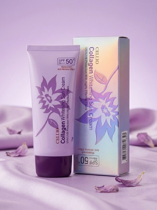 Солнцезащитный крем для лица SPF 50+ , увлажняющий и отбеливающий крем