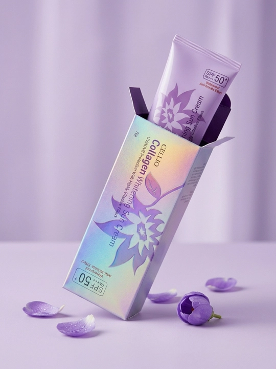 Солнцезащитный крем для лица SPF 50+ , увлажняющий и отбеливающий крем
