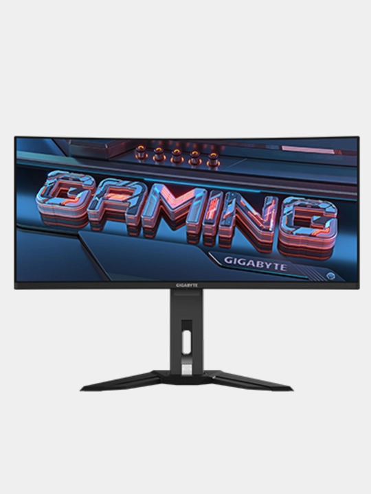 Gigabyte 34 dyumli egri monitori, 240hz, 3440x1440,o'yin va ofis uchun ideal, 1 yil kafolat - 