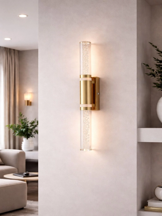 Minimalistik devor yoritgichi – dekorativ LED bra zamonaviy interyer uchun - 
