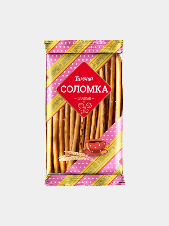 Non-bulka mahsulotlari qarsildoq bo‘ladi. "Timosha" shirin somoni, 100 g - 