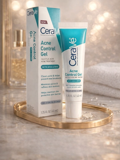 CeraVe Acne Control Gel, гель от акне и черных точек AHA BHA для жирной кожи — BEAHOUS-CERAVEAHBHA
