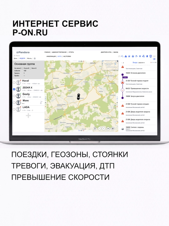 Автосигнализация Pandora VX-4G GPS V3