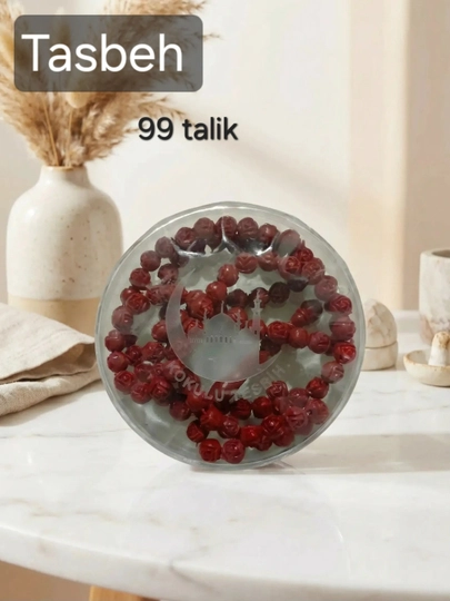 Мусульманские чётки с запахом, 99 бусин — 8799-XIDLITASBEX-КРАСН
