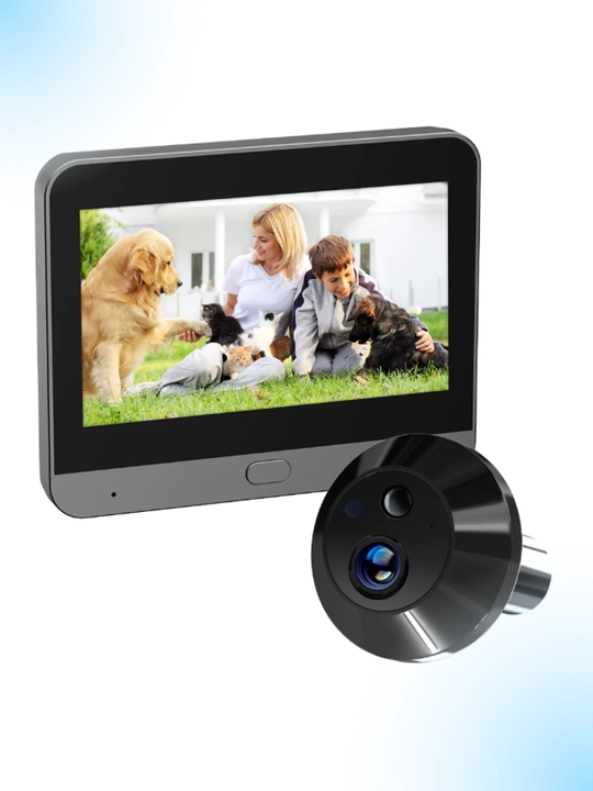 NOVA RH-PD10 Eshik teshigi Wi-Fi, 3 MP kamera, xonadonlar uchun videokuzatuv tizimi