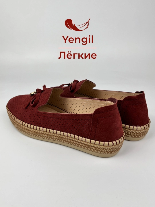 Ayollar uchun yoz - kuz mokasinlari, loferlar, tabiiy charm va zamsh, 36–41