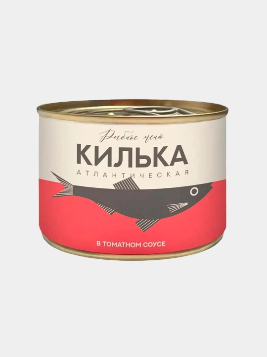 «Рыбное меню» Килька в томатном соусе, 250 г (ключ) - 