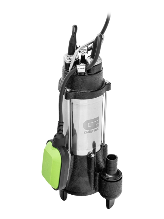Fekal nasos СИБРТЕХ SFН50, 250 Vt, bosim 8 m, 10000 litr/soat, 99801