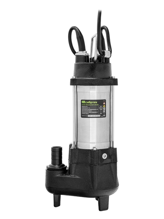 Fekal nasos СИБРТЕХ SFН50, 250 Vt, bosim 8 m, 10000 litr/soat, 99801