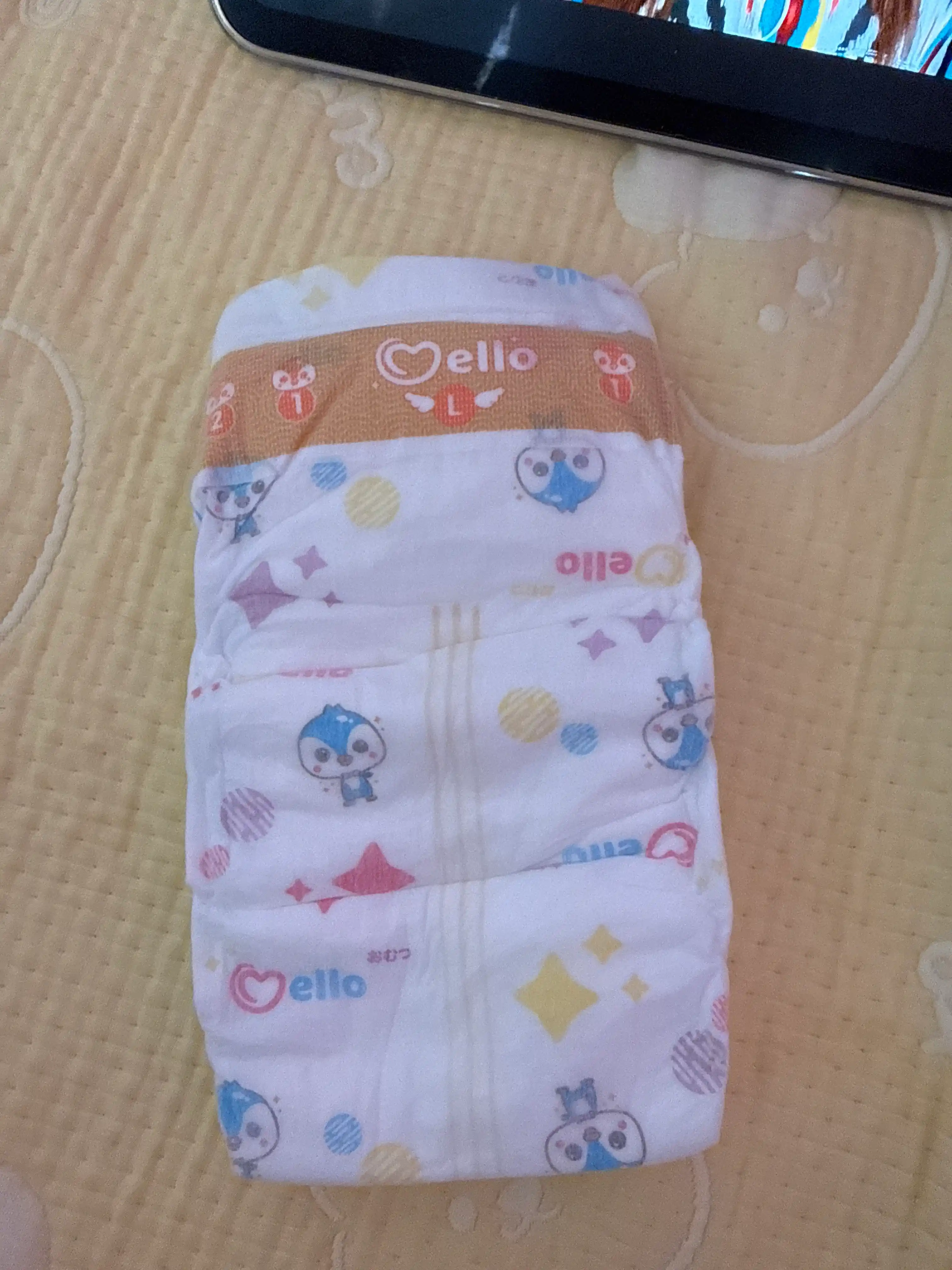 Yangi tug'ilgan chaqaloqlar uchun tagliklar Mello, L 9-14 kg, 54 dona