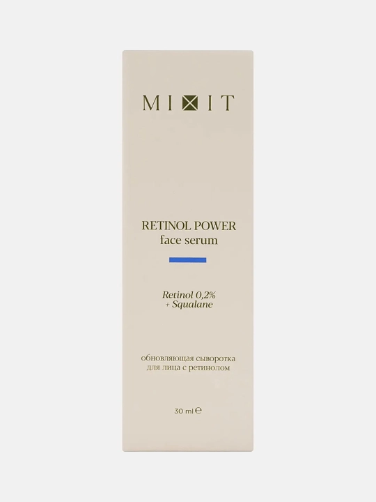MIXIT Yuz uchun tungi yangilovchi zardob, Retinol, 30 ml